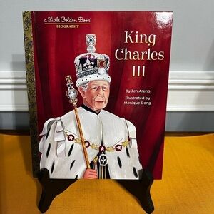 NEW-King Charles III Biography-Golden Book